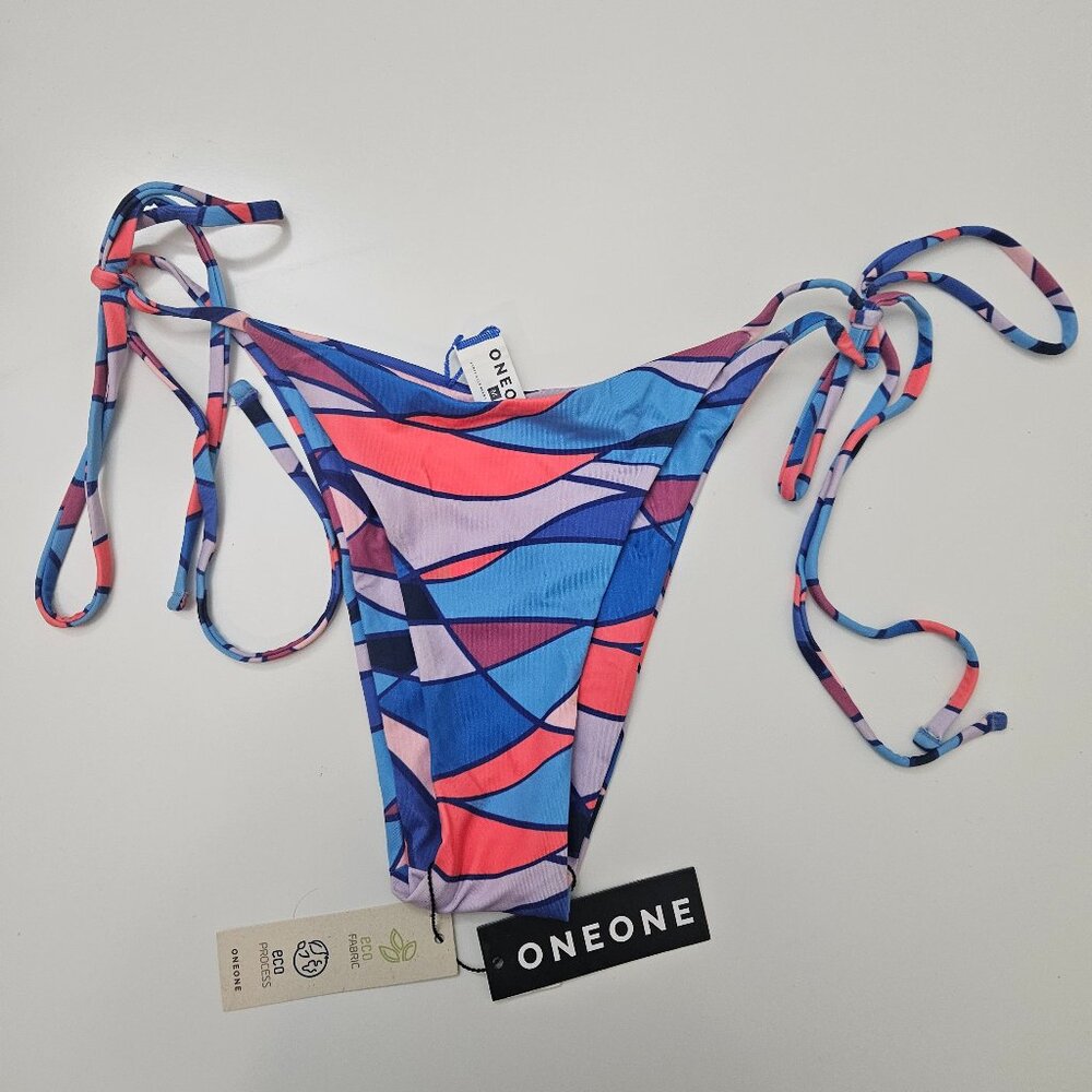 275. ONEONE eco fabric bikini bottom. NWT